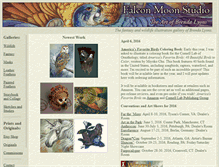 Tablet Screenshot of falconmoon.com